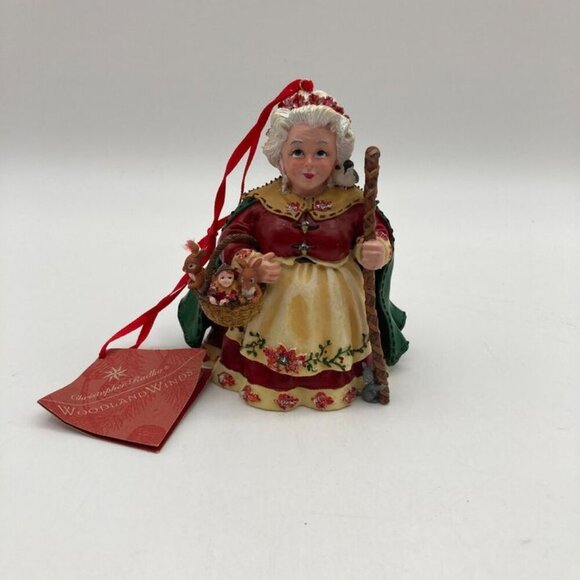 Vintage Christopher Radko Nana Leaf Woodland Winds Christmas Ornament Figurine - Picture 1 of 6